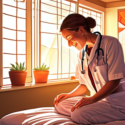 A vibrant, inspiring illustration of an individual, potentially a healthcare professional, radiating authenticity and passion. Visual elements subtly weave around them, representing personal stories and unique experiences that shaped their journey, emphasizing 'not just facts, but a story.' The overall impression is memorable, impactful, and deeply human. Soft, warm lighting, professional but inviting setting.